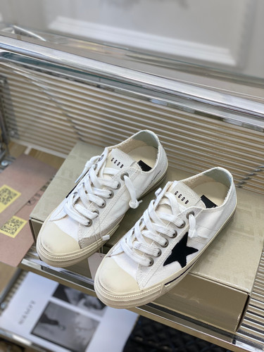 GOLDEN GOOSE Scarpe da tavola sportive da donna casual in tela d'oca dorata