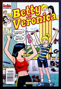 Betty and Veronica #171 Newsstand Sexy Workout Cover Archie 2002 - Picture 1 of 2