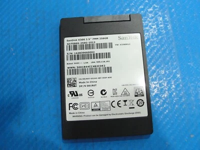 Dell 7348 SanDisk 256GB SATA 2.5" SSD Solid State Drive SD7SB6S-256G-1012 81R6T - Image 1 of 2