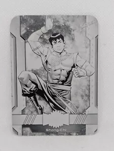 Shang-Chi Marvel Metal Avengers Black Printing Plate 1/1 Precious Metal Gems PMG - Picture 1 of 2