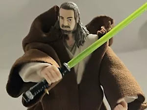 Star Wars Vintage Collection VC75 Qui Gon Jinn La minaccia fantasma sfusa - Foto 1 di 24