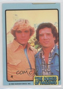 1980 Donruss Dukes of Hazzard Bo Duke Luke John Schneider Tom Wopat #4 0f9x