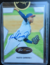 Fausto Carmona 2003 Just Minors Autographed Card #/875