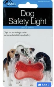 Reflective Dog Safety Light Duke’s - Clip On - NIB - Batteries Included w/Switch - Picture 1 of 3