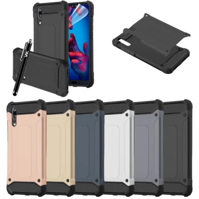 Huawei P20 Hybrid Armor Case Shockproof Tough Rugged Dual-Layer Case for Huawei - Image 1 of 4