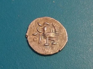 1847 Cambodia Silver 1/8 Tical HAMZA BIRD ....#44329.....XF - Picture 1 of 2