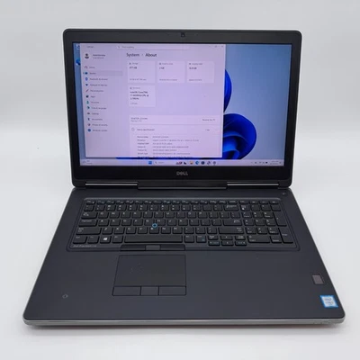 Dell Precision 7710 i7 4K UHD 2.70GHz 16GB RAM 512GB SSD AMD R9 M375X W11 Pro - Image 1 of 4