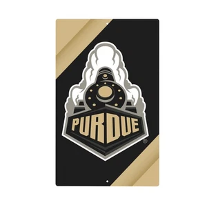 Purdue University Logo Schild USA Metall Wandschild, 7,5" x 11,5" - Bild 1 von 2