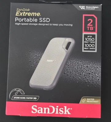 SanDisk 2TB, External,2.5 inch (SDSSDE51-2T00-A25) Solid State Drive [BRAND NEW] - Image 1 of 2