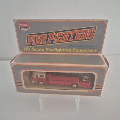 HO 1/87 scale diecast Model Power 7766 Fire Fighters truck aerial ladder - Image 1 of 4