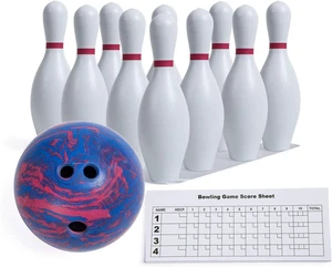 Juego de bolos deportivos Champion con pasadores de plástico - bola incluida - Imagen 1 de 12