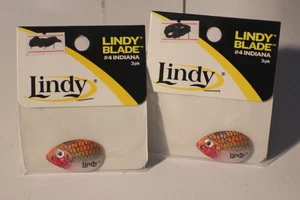 6- LINDY CRAWLER HARNESS BLADES #5 INDIANA COLOR COPPER CLOWN 2 PACKS OF 3 - Picture 1 of 1
