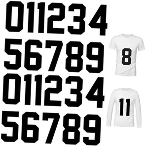 22 Pieces Heat Transfer Number- 8 Inches Iron on Numbers T Shirt Jersey - Picture 1 of 7