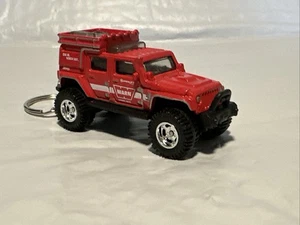 2022 MATCHBOX - JEEP WRANGLER SUPERLIFT Custom Keychain W/ REAL RIDERS New LOOSE - Picture 1 of 7
