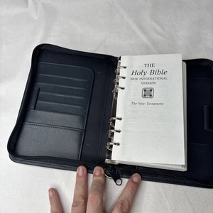 NIV Trimline New Testament 1988 Zondervan Looseleaf Edition in Planner Organizer - Picture 1 of 16