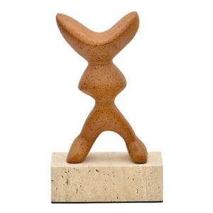 Dekoobjekt - Abstrakte Designskulptur, Metall Kunstobjekt - Skulptur organisch-a - Bild 1 von 6