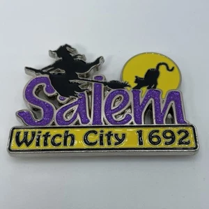 Salem Massachusetts Witch Souvenir Fridge Magnet Tourist Travel Halloween US - Picture 1 of 1
