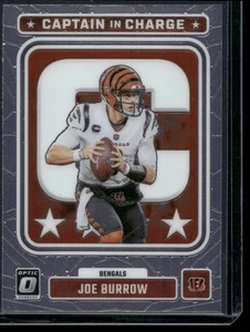 2023 Donruss Optic #CC-JB Joe Burrow Captain In Charge - Picture 1 of 2