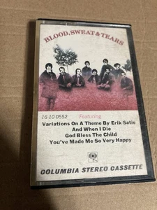 Blood Sweat and Tears Self Titled Cassette Columbia, Paper Label - Picture 1 of 2