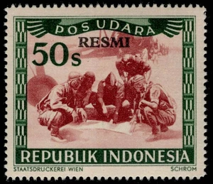 INDONESIA CO7 - Pilot's Briefing "1949 Air Post Official" (pc43914) - Picture 1 of 1