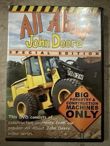 All About JOHN DEERE, CONSTRUCTION VEHICLE Special Edition USED DVD - Imagen 1 de 3