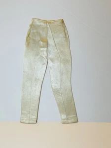 Mattel Barbie Hose gemarkt elfenbein-weiß Satin Slacks aus Fashion Pak 1963 ~ Rarität - Bild 1 von 6
