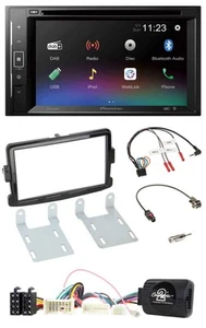 Pioneer Bluetooth Lenkrad USB 2DIN DAB DVD Autoradio für Dacia ab 2012 piano sch - Bild 1 von 10