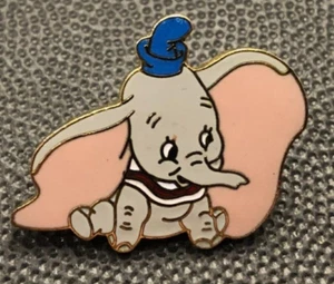 Disney Pin 602 Dumbo kleiner lächelnder Elefant Mini winziger blauer Hut Vintage Retro *3 - Bild 1 von 5