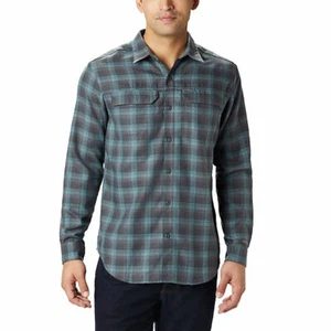 Columbia mens Silver Ridge 2.0 Blue Plaid Flannel Shirt - 5X / 5XL retail $75 - Picture 1 of 5