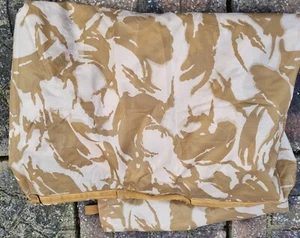 Original britische Armee Ausgabe WÜSTE wasserdicht Unterstand Basha Blatt Plane 260X220 cm - Bild 1 von 5