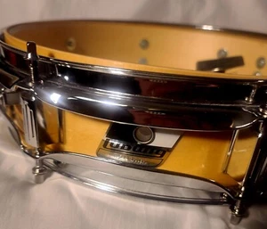 Ludwig Rocker Elite Piccolo Snare Drum Black White Natural Maple 13"x3" *NEW* - Picture 1 of 6
