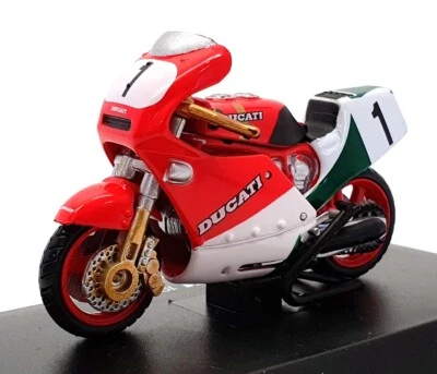 Newray 1/32 Scale 06036 - 1984 Ducati 750F1 Motorcycle - Red/Green - Image 1 of 4
