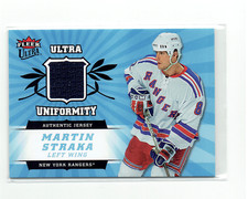2006-07 Fleer Ultra Uniformity #U-ST Martin Straka New York Rangers