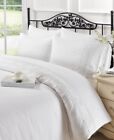 Charlotte Lace Modern Duvet Quilt Cover Bedding Set with Pillowcases All Sizes