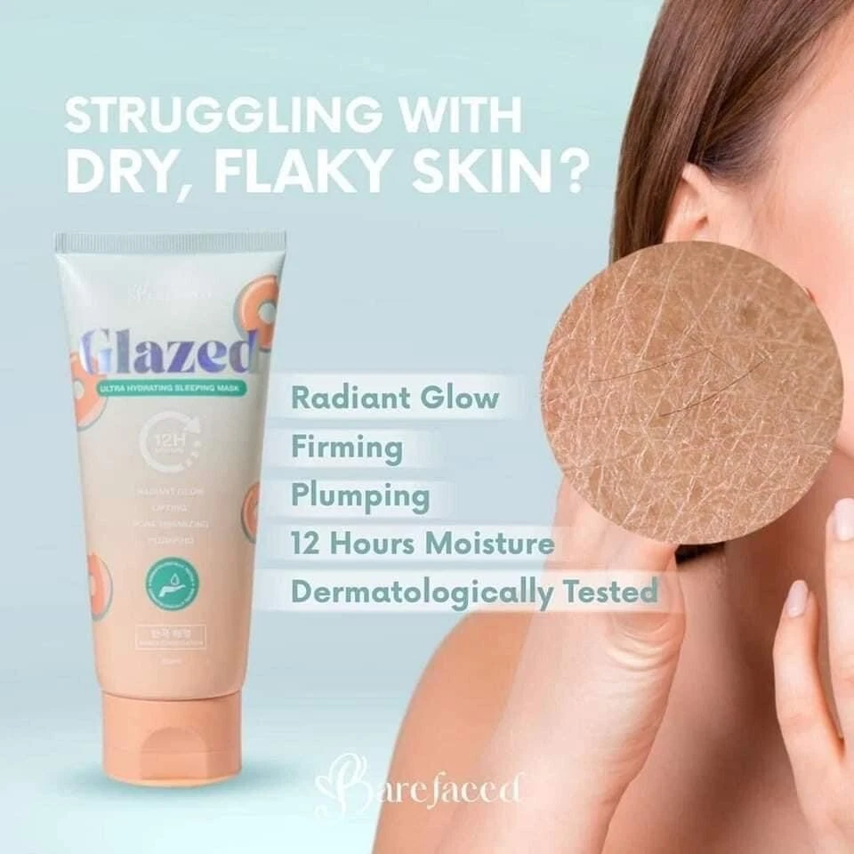 Barefaced GLAZED Ultra Hydrating Sleeping Mask, 150ml - Image 1 of 4