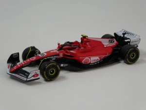 1:43 Bburago B18-36836S Carlos Sainz Ferrari F1-23 #55 (no driver) Vegas GP 2023 - Picture 1 of 2