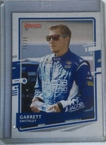 2021 Donruss Racing Artist Proof Parallel Garrett Smithely #60 Serial #25/25
