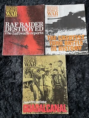 X3 PURNELL - History of the SECOND WORLD WAR Magazines 1967 - Image 1 of 4