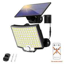 106LED Solar Floodlight Outdoor Waterproof with Motion Sensor Remote Control