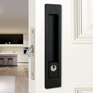 7.1” Privacy Pocket Door Lock HardwareInvisible Door Lock Handle with KeysRec... - Picture 1 of 7