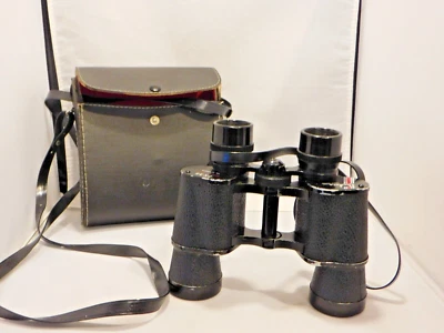 Binolux 7X35 Binoculars Coated Optics Distance Is 367 ft at 1000 yds + Case - Image 1 of 4