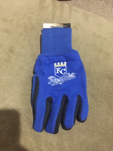 Kansas City Royals Gloves Non Slip Work Utility Adult MLB Baseball Sports Fan Cover