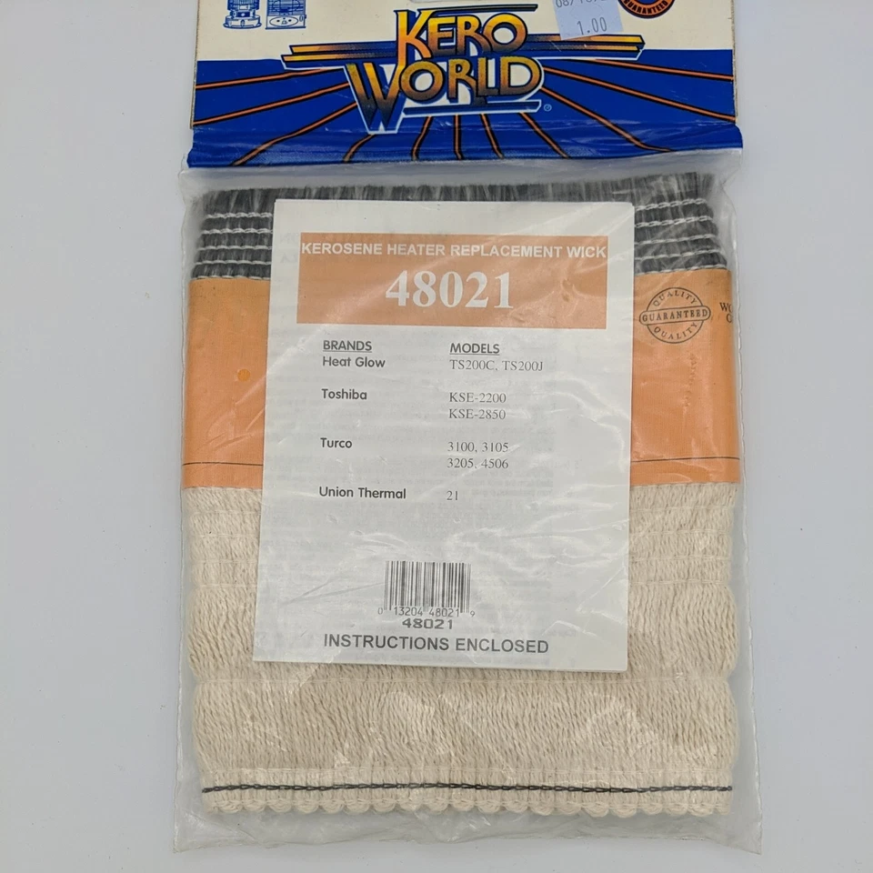2 Kero World Kerosene Heater Replacement Wick # 48021