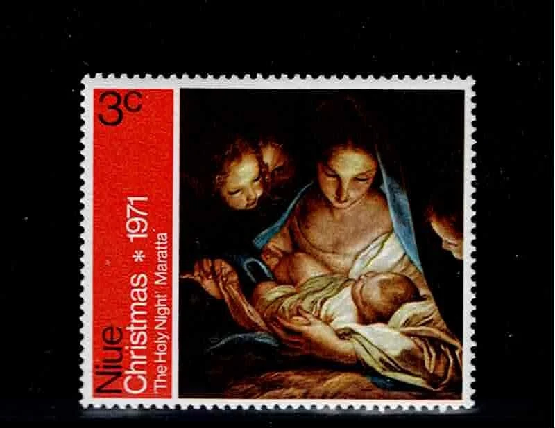 Niue Scott #142, Single 1971 Christmas FVF MNH - Image 1 of 1