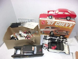 AMT 1957 CHEVROLET BEL AIR HARDTOP & Chevy Nova VINTAGE MODEL KIT Misc PARTS - Picture 1 of 16