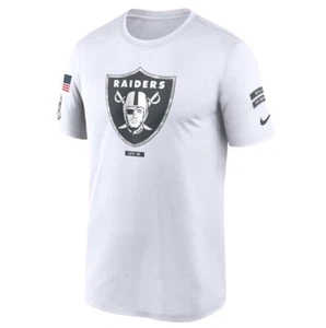 LAS VEGAS RAIDERS NIKE Olive 2024 Salute to Service Legend T-Shirt MEN'S LARGE - Picture 1 of 7