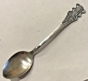 Vintage Sterling Silber Peru kleiner Souvenir Löffel mit Herstellerinitialen - Bild 1 von 4