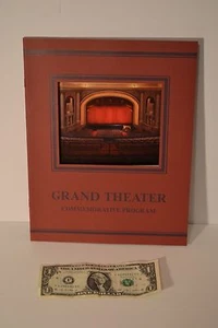 Wausau Grand Theater Commemorative Program 1987 RENOVATED THEATER FIRST PROGRAM - Picture 1 of 11