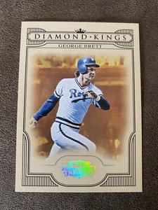 2008 Donruss Threads Diamond Kings Gold Ser #ed 25/100 George Brett #DK-38 HOF