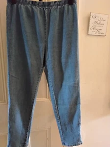 Ladies size 20 Simply Be Slim leg Denim stretch jeggings Waist 28"-32" ILeg 28" - Picture 1 of 9